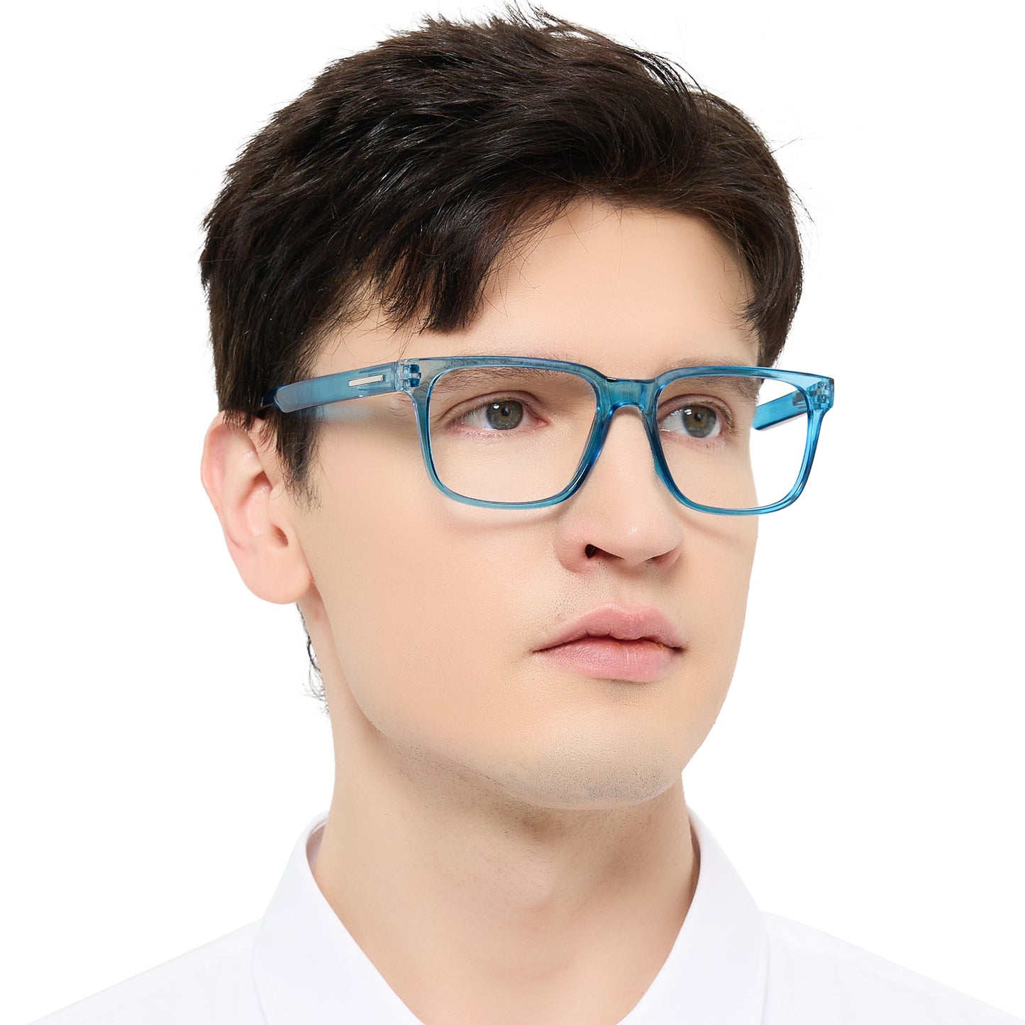 OCCI CHIARI Mens +1.00 Reading Glasses for Big Head Stylish Square Readers OC5284