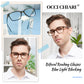 OCCI CHIARI Bifocals Reading Glasses for Men,Transition Square Eye Protection Readers OC5213BB