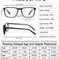 OCCI CHIARI Men’s Blue Light Blocking Reading Glasses ABL5026