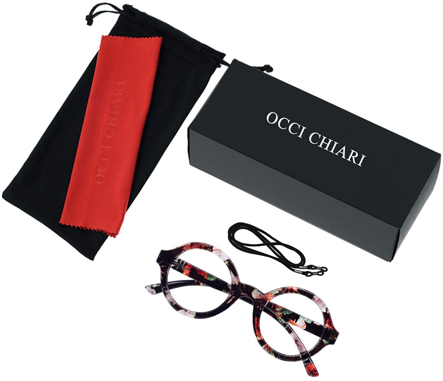 OCCI CHIARI Reading Glasses Women's Reader Clear Frame OC5122
