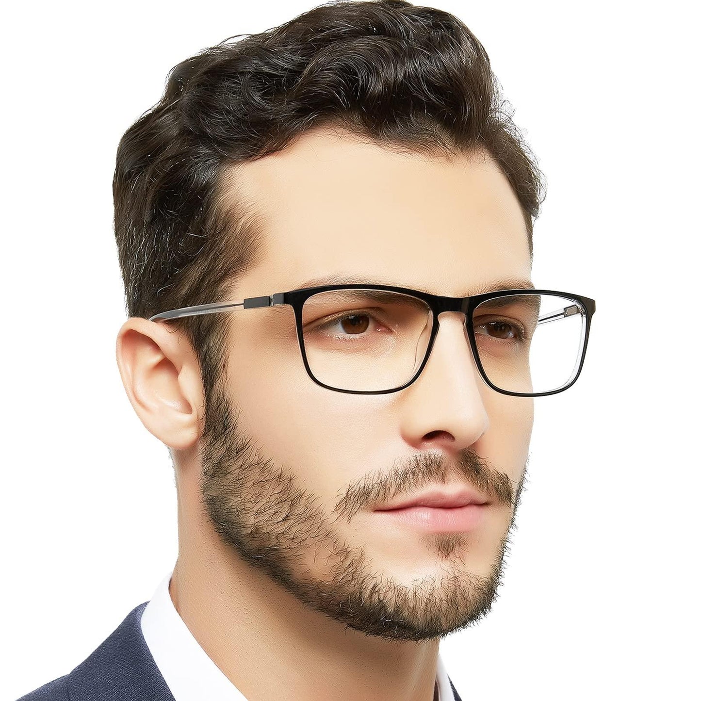 OCCI CHIARI Men’s Blue Light Blocking Reading Glasses(0.00-6.00) - Occichiari 