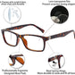 OCCI CHIARI Reading Glasses For Men Eye Reader Spring Hinge OC5030