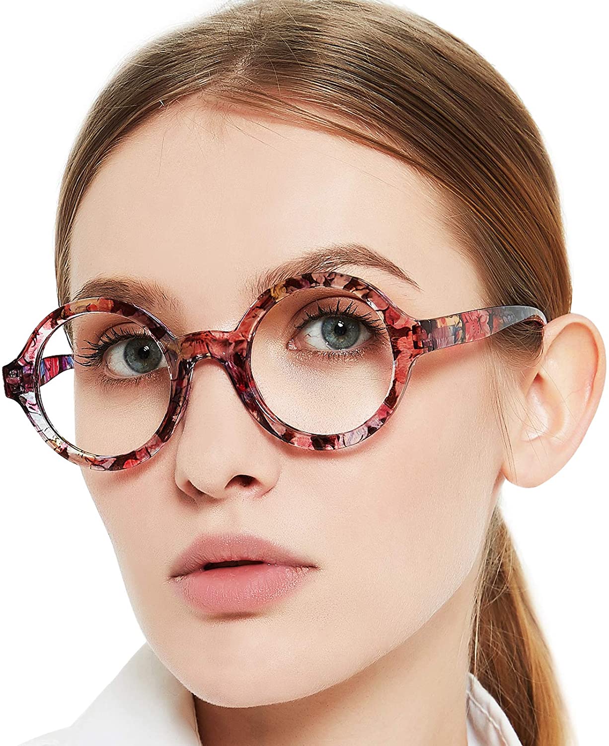 OCCI CHIARI Reading Glasses Women's Reader Clear Frame OC5122