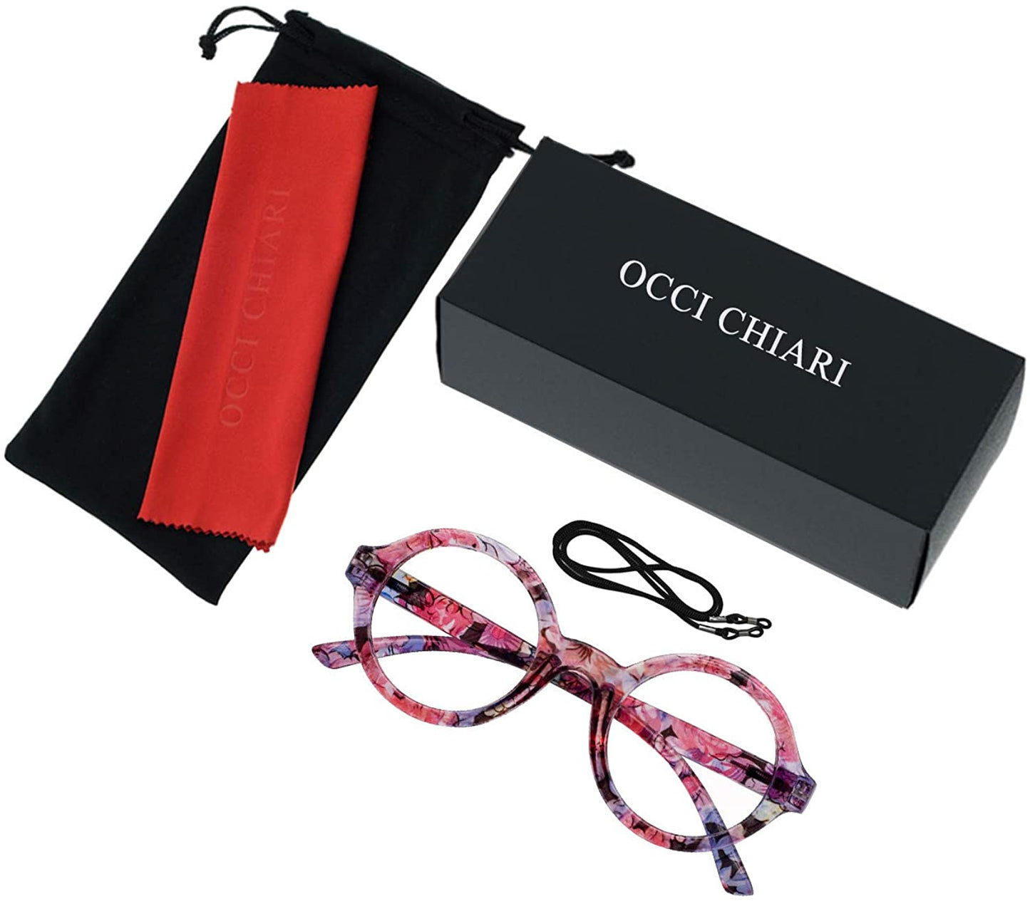 OCCI CHIARI Reading Glasses Women's Reader Clear Frame OC5122