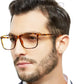 OCCI CHIARI Men’s Blue Light Blocking Reading Glasses(0.00-6.00) - Occichiari 