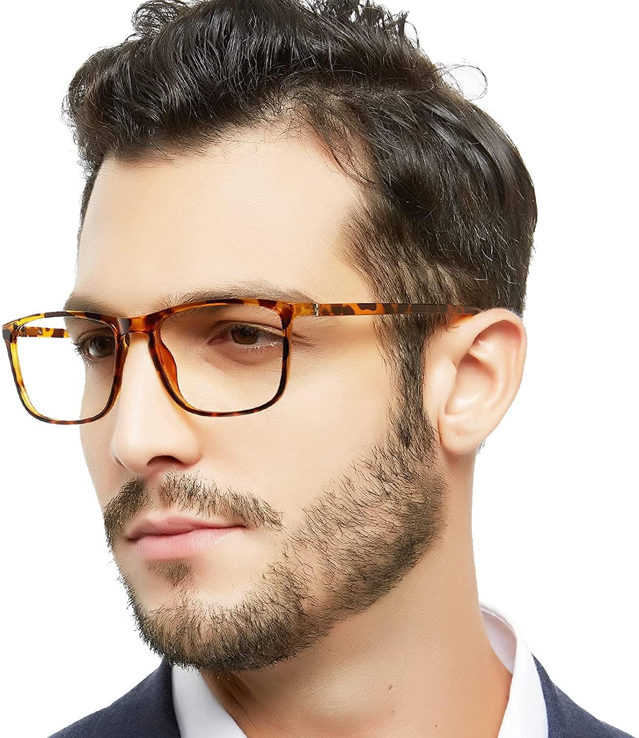OCCI CHIARI Men’s Blue Light Blocking Reading Glasses(0.00-6.00) - Occichiari 