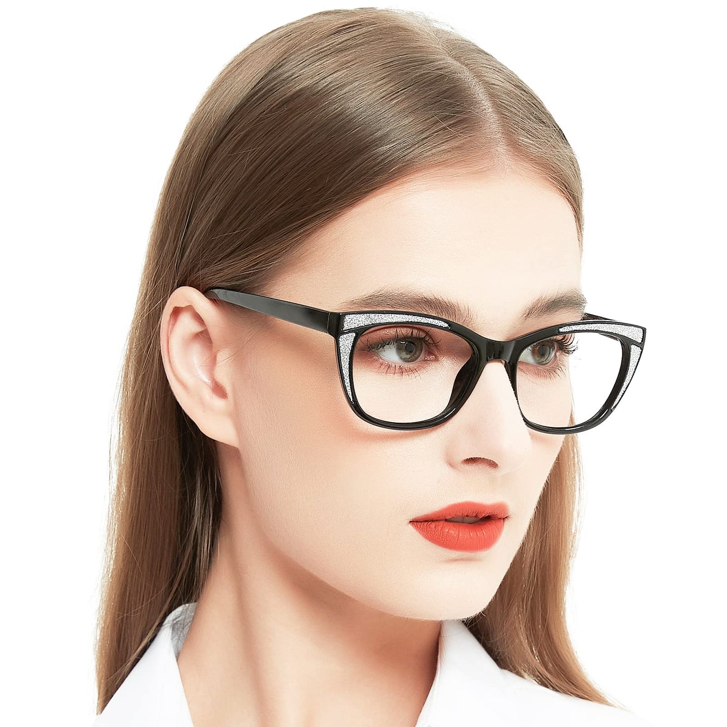 OCCI CHIARI Large Stylish Reading Glasses for Women Cateye Oversized Readers OC5032
