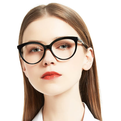 OCCI CHIARI Women's Readers Sturdy Reading Glasses with Metal Spring Hinge OC5191