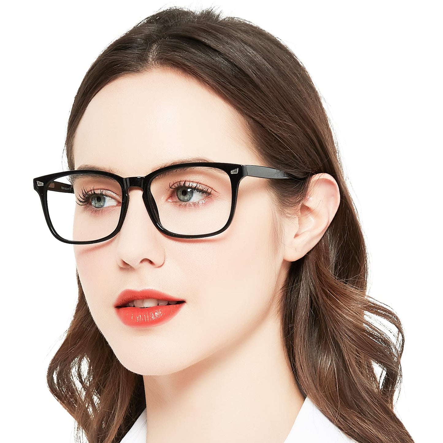 Blue Light Blocking Rectangle Reading Glasses Women Oversized Reader OC5121