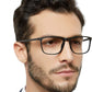 OCCI CHIARI Reading Glasses Men's Large Reader Durable Spring Hinge OC5026
