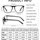 OCCI CHIARI Men's Oversized Fashion Reading Glasses Large Reader Oversized Frame OC5025
