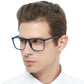 OCCI CHIARI Men's Oversized Fashion Reading Glasses Large Reader Oversized Frame OC5025