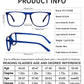 OCCI CHIARI Men's Oversized Fashion Reading Glasses Large Reader Oversized Frame OC5025
