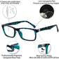 OCCI CHIARI Reading Glasses For Men Eye Reader Spring Hinge OC5030