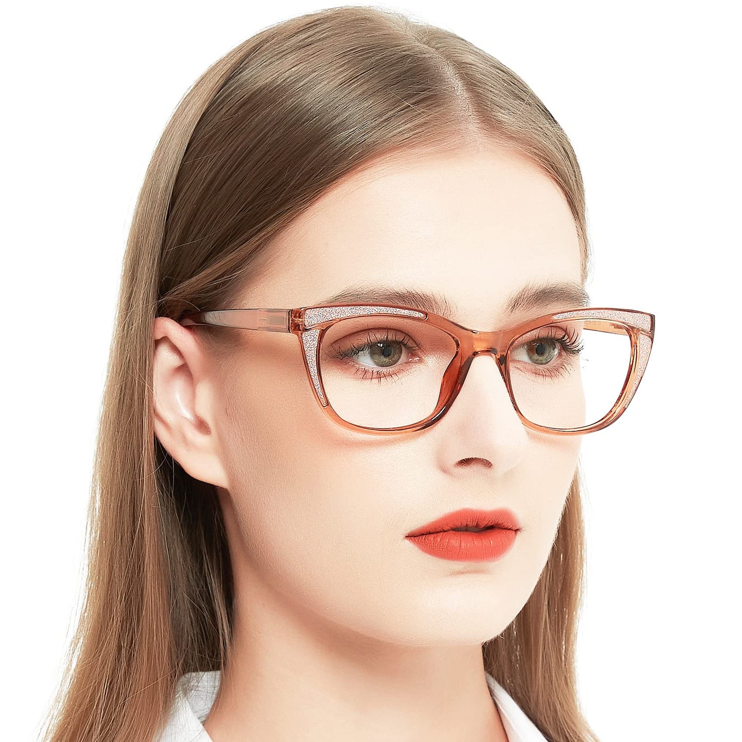 OCCI CHIARI Large Stylish Reading Glasses for Women Cateye Oversized Readers OC5032