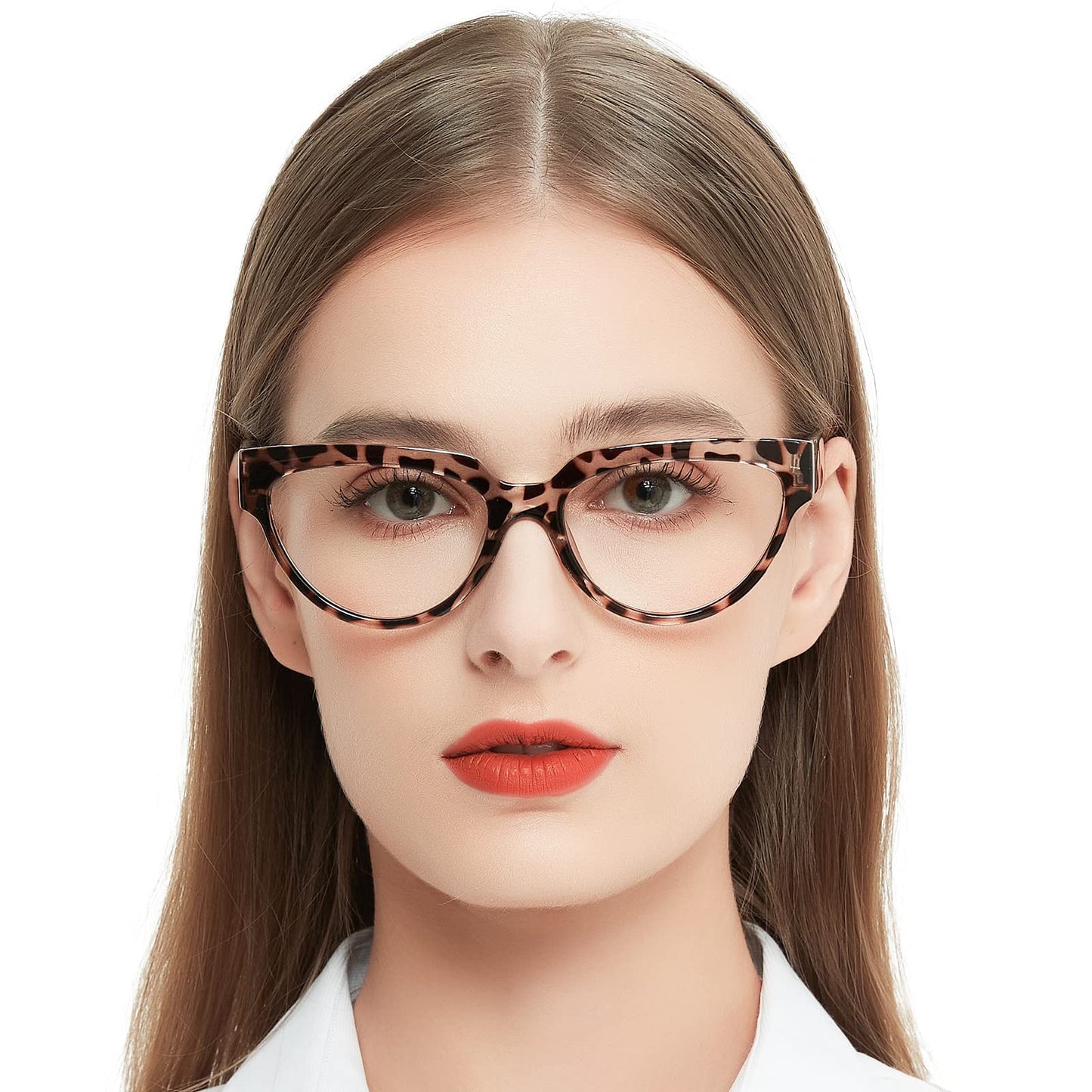 OCCI CHIARI Large Reading Glasses for Women Cateye Readers Large Frame OC5193