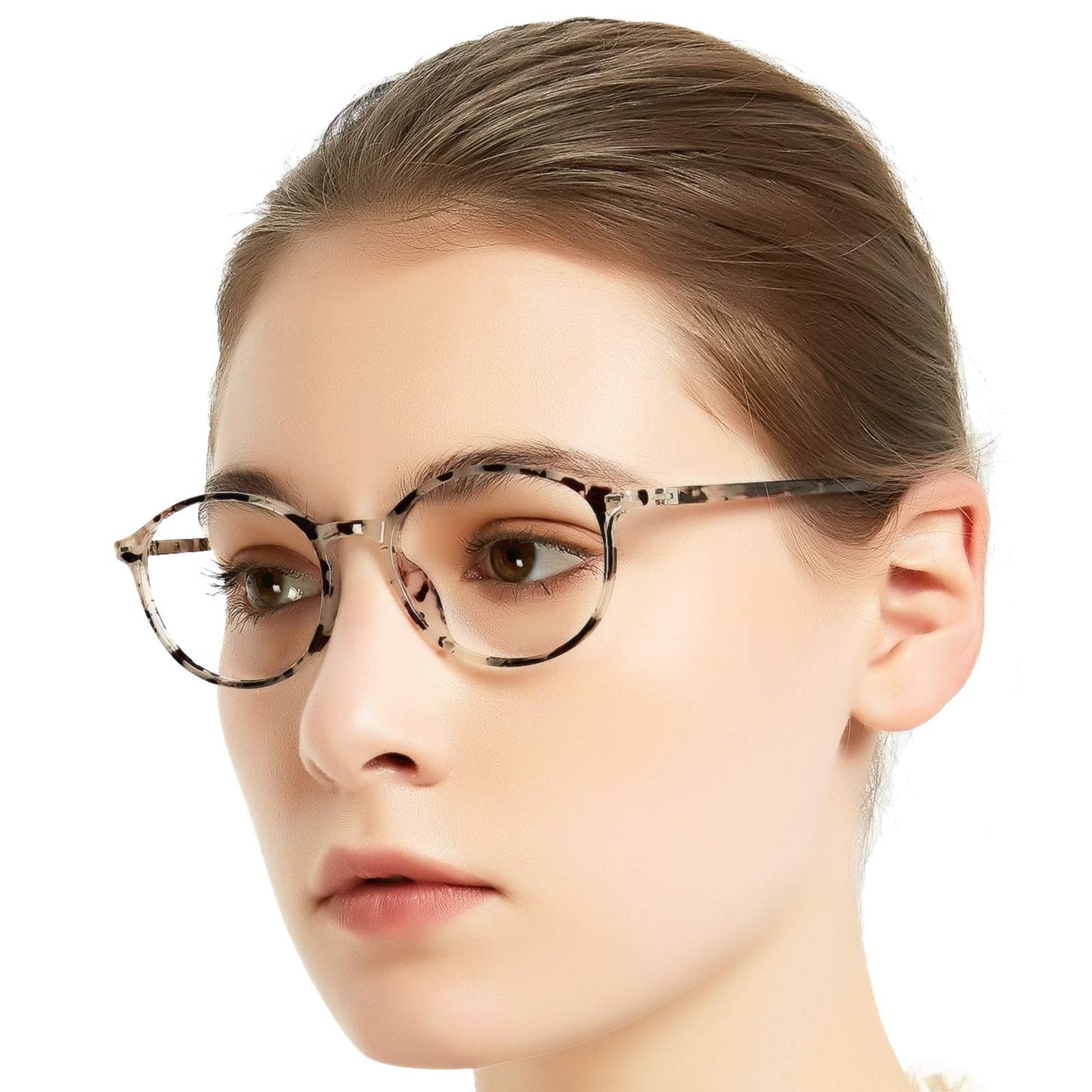 OCCI CHIARI Reading Glasses Women's Oval Reader Clear Frame OC5029