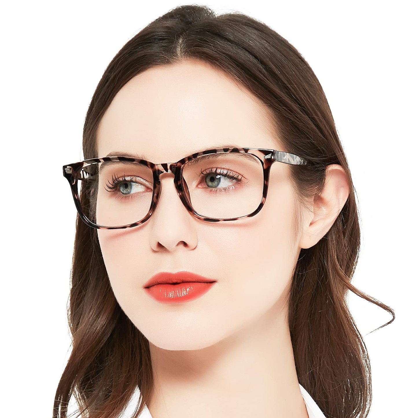 Blue Light Blocking Rectangle Reading Glasses Women Oversized Reader OC5121