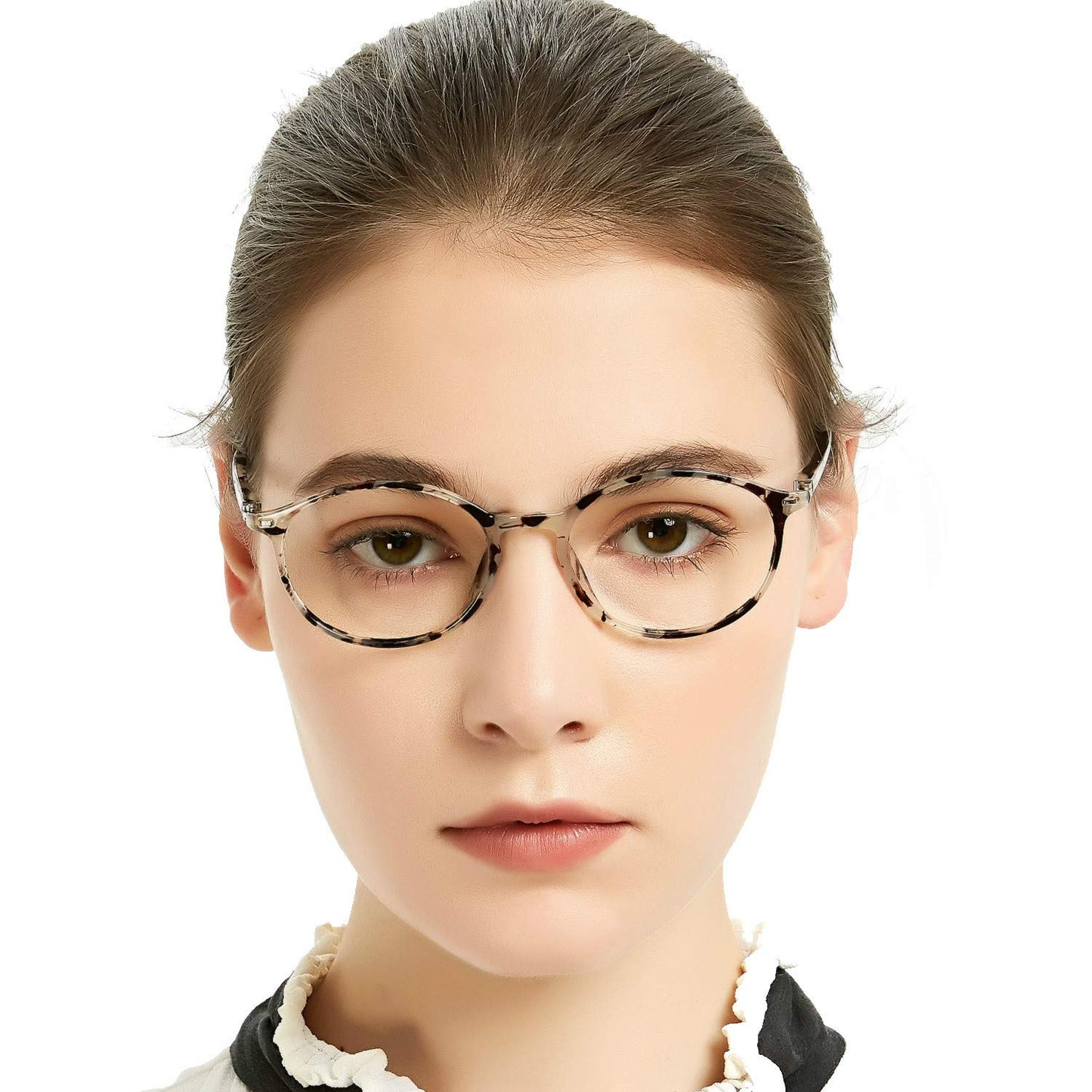 OCCI CHIARI Reading Glasses Women's Oval Reader Clear Frame OC5029