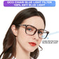 Blue Light Blocking Rectangle Reading Glasses Women Oversized Reader OC5121