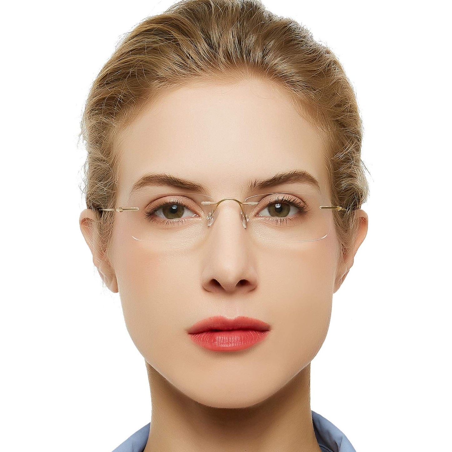 OCCI CHIARI Reading Glasses For Women Men Styish Reader with Titanium Rime Frame Lightweight OC5011