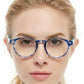 OCCI CHIARI Lightweight Designer Round Stylish Reading Glasses For Women OC5006