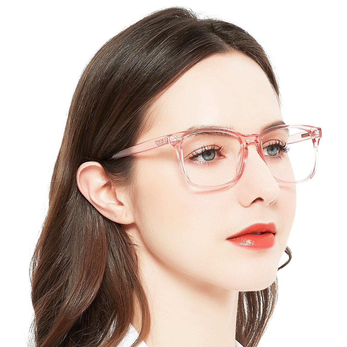 Blue Light Blocking Rectangle Reading Glasses Women Oversized Reader OC5121