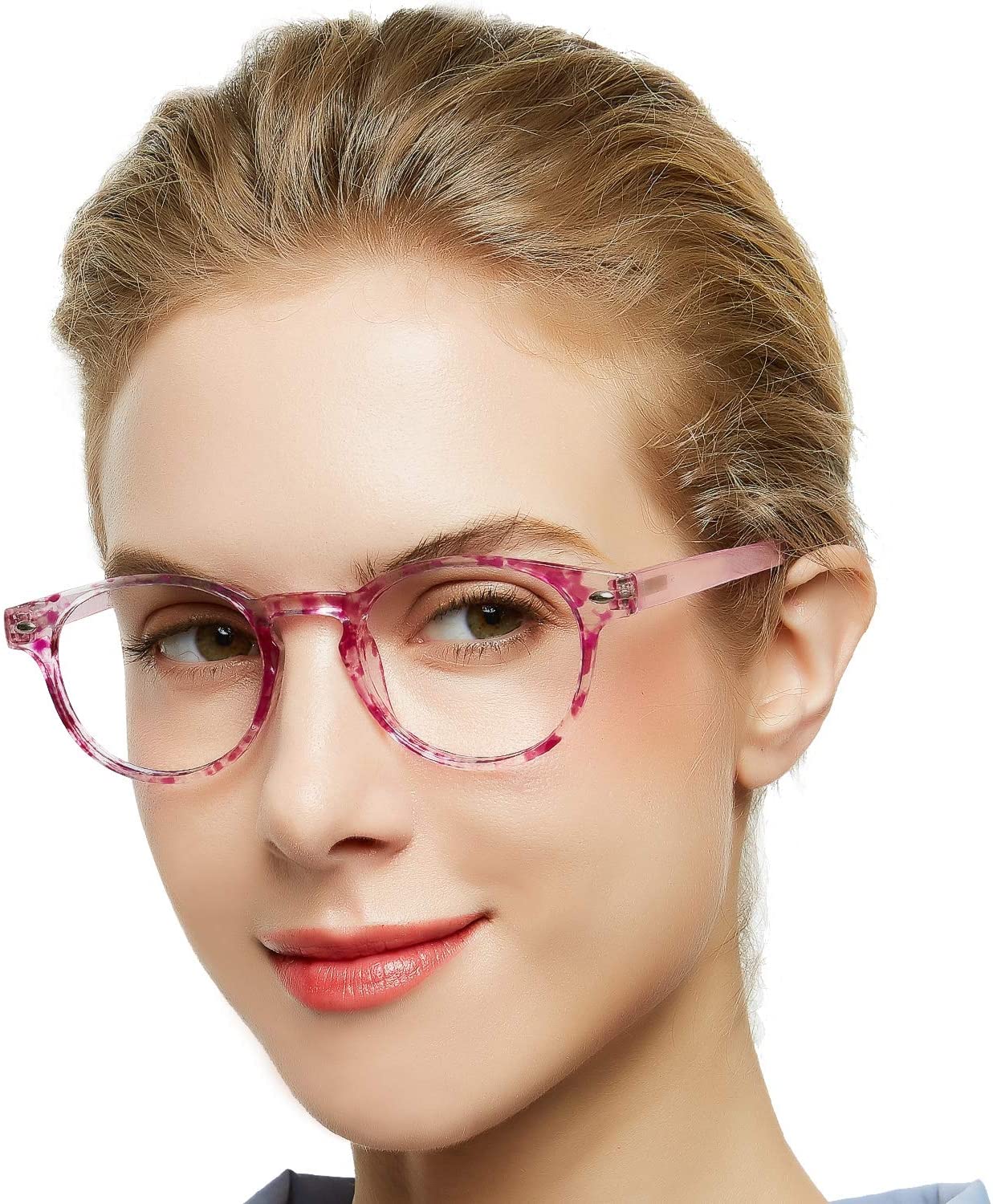 OCCI CHIARI Lightweight Designer Round Stylish Reading Glasses For Women OC5006