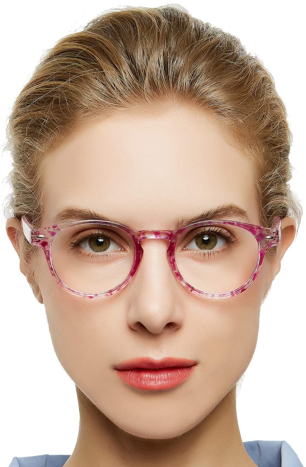 OCCI CHIARI Lightweight Designer Round Stylish Reading Glasses For Women OC5006