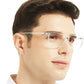OCCI CHIARI Reading Glasses Men's Large Reader Durable Spring Hinge OC5026