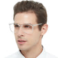 OCCI CHIARI Men's Oversized Fashion Reading Glasses Large Reader Oversized Frame OC5025