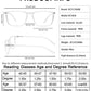 OCCI CHIARI Reading Glasses Men's Large Reader Durable Spring Hinge OC5026