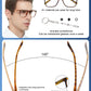 OCCI CHIARI Men's Oversized Fashion Reading Glasses Large Reader Oversized Frame OC5025