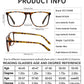 OCCI CHIARI Men's Oversized Fashion Reading Glasses Large Reader Oversized Frame OC5025